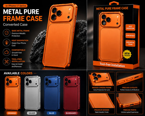 iPhone 17 Style Converter Case | Premium Shockproof Back Cover